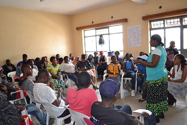 HRD workshop at Mathare Social Justice Center HRD workshop at Mathare Social Justice Center